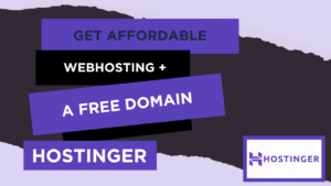 Hostinger web hosting free domain